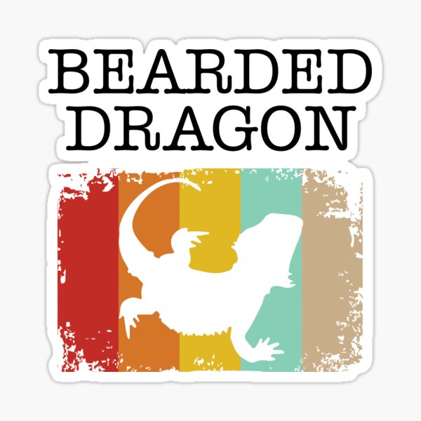Item preview, Retro Vintage Bearded Dragon V2 designed and sold by TeeTimeGuys.