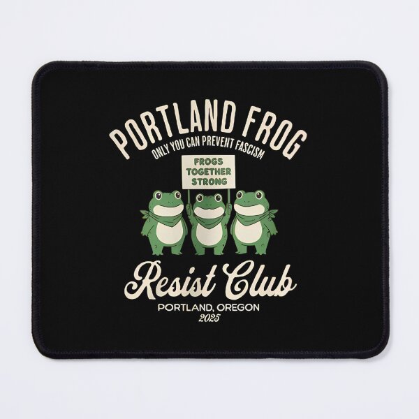 Item preview, Portland Frog Protest - Portland Frog Resist Club, Protest Frog, Progressive Protest, Portland Protest designed and sold by cloudline-scb.