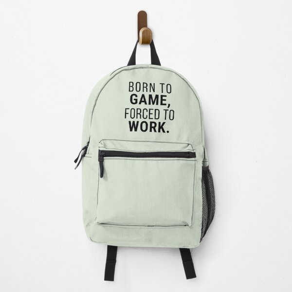 Item preview, Born to Game, Forced to Work | Funny Gamer Quote Gift designed and sold by Katherine Ann.