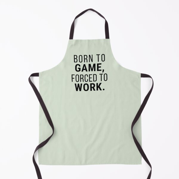 Item preview, Born to Game, Forced to Work | Funny Gamer Quote Gift designed and sold by Katherine Ann.