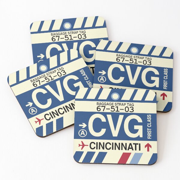 Item preview, CVG Cincinnati • Airport Code Art • Jet Age Design designed and sold by YHMDesigns.