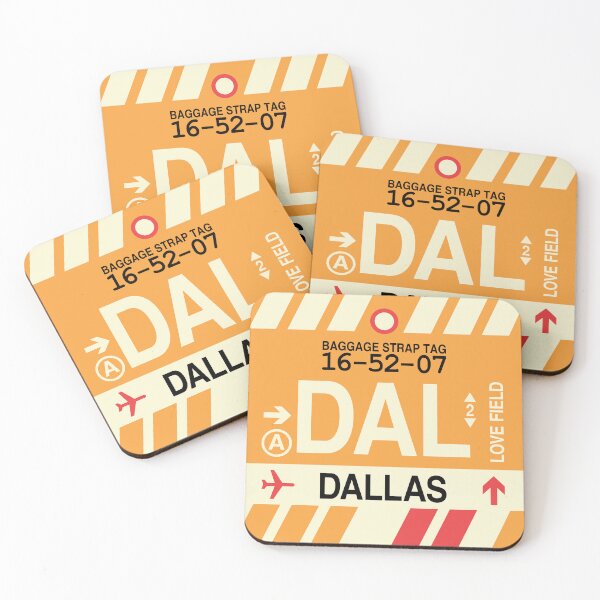 Item preview, DAL Dallas • Airport Code Art • Jet Age Design designed and sold by YHMDesigns.