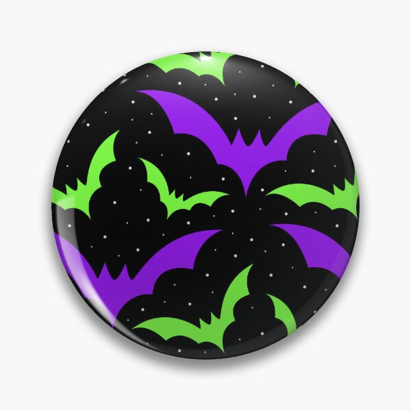 Item preview, Purple and  Green Halloween Bats  designed and sold by PurplleArtz .