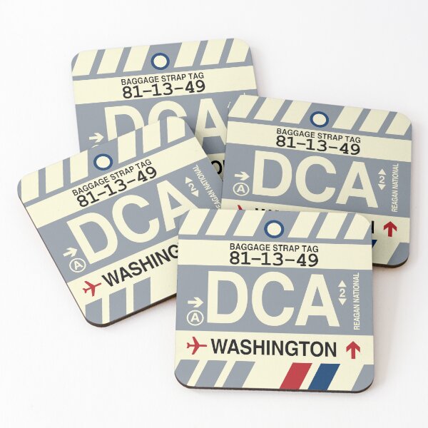 Item preview, DCA Washington • Airport Code Art • Jet Age Design designed and sold by YHMDesigns.