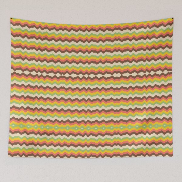 Item preview, Colorful Wavy Stripes Pattern designed and sold by PVTCreations.