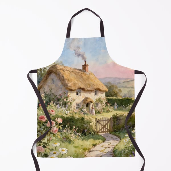Item preview, Enchanted English Cottage and Magic Flowers Spring designed and sold by SoniaSarkali.