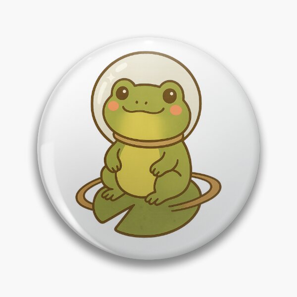 Item preview, Astronaut Frog | Cute Kawaii Space Frog Sticker designed and sold by jamiemaher15.