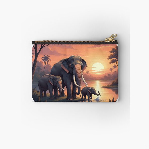 Item preview, Srilankan Tusker Elephants Family designed and sold by AmithArt.