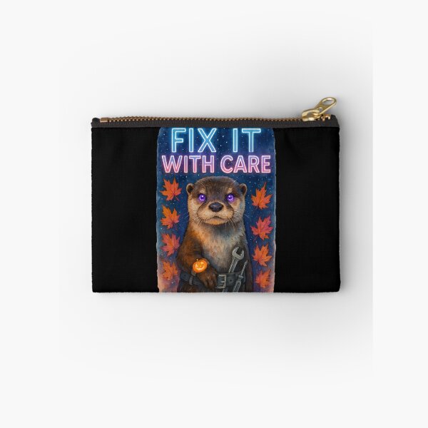 Item preview, Fix It With Care Otter Biomedical Technician Sticker | Funny Halloween BMET Gift designed and sold by ClinicalHubs.