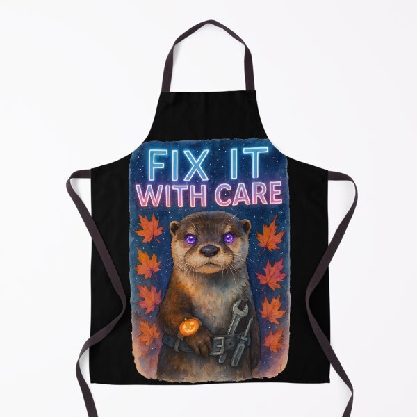 Item preview, Fix It With Care Otter Biomedical Technician Sticker | Funny Halloween BMET Gift designed and sold by ClinicalHubs.