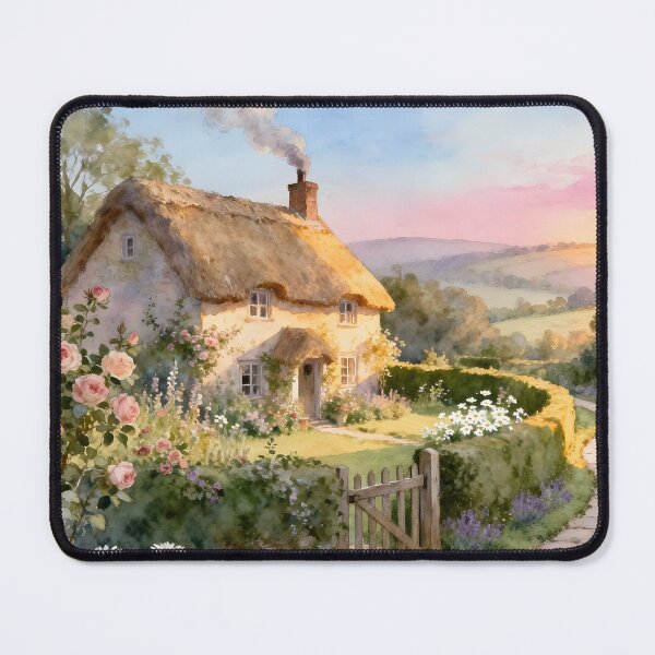 Item preview, Enchanted English Cottage and Magic Flowers Spring designed and sold by SoniaSarkali.