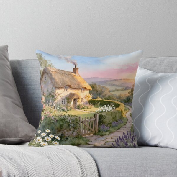 Item preview, Enchanted English Cottage and Magic Flowers Spring designed and sold by SoniaSarkali.