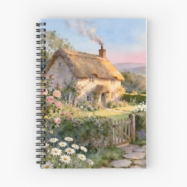 Item preview, Enchanted English Cottage and Magic Flowers Spring designed and sold by SoniaSarkali.