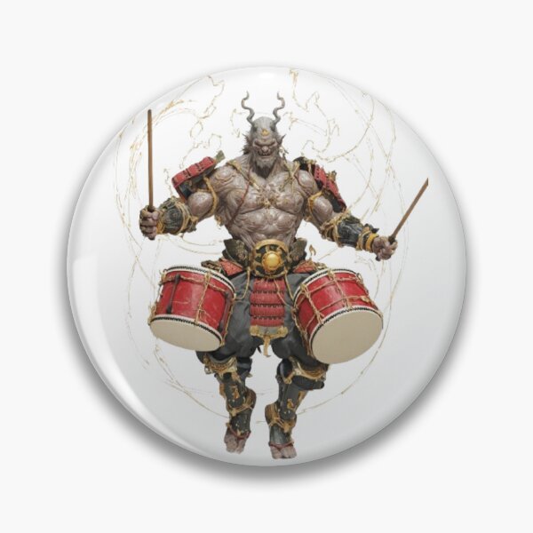 Item preview, Raijin – The Thunder Drummer of the Heavens designed and sold by AlexLineArt.