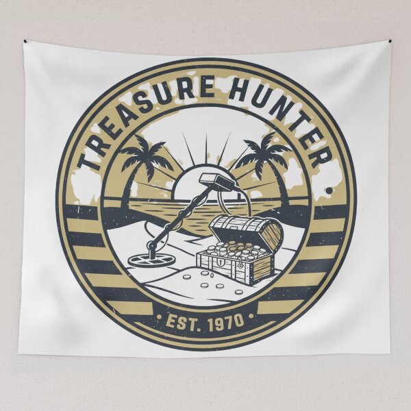 Item preview, “Metal Detecting Treasure Hunter – Metal Detector Club T-Shirt”. designed and sold by Richren.