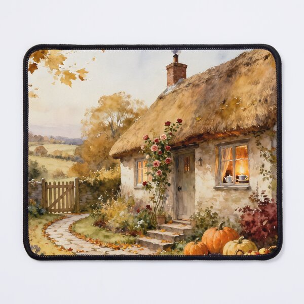 Item preview, Enchanted English Cottage and Magic Flowers Autumn designed and sold by SoniaSarkali.