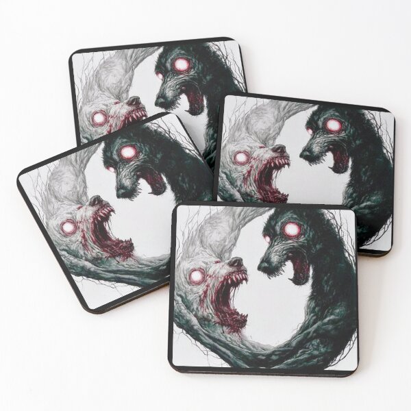 Item preview, Duality of the Beast. Wolves yin yang designed and sold by StewRat.