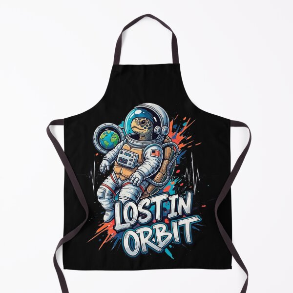 Artikelvorschau, Astronautenschildkröte im Weltraum-Cartoon-Design verloren entworfen und verkauft von SholoStudio.