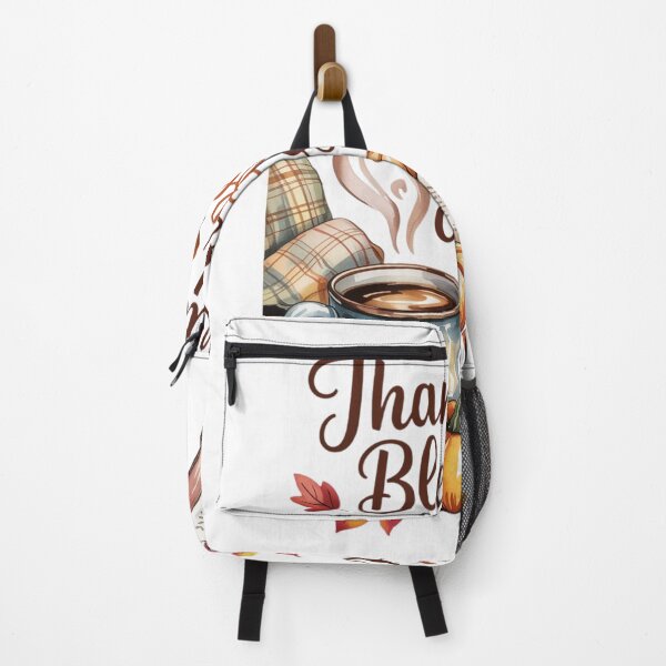 Item preview, Thankful, Blessed & Coffee Obsessed | Funny Faith Fall Design designed and sold by Bohospiritart.