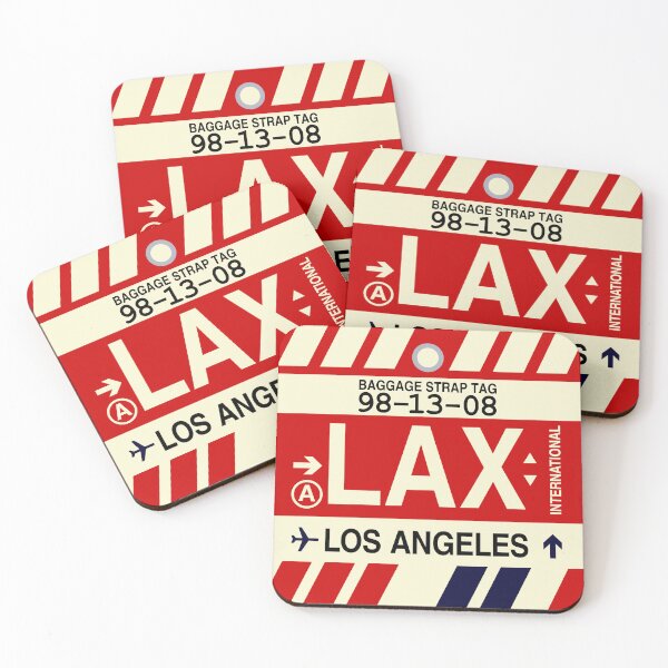 Item preview, LAX Los Angeles • Airport Code Art • Jet Age Design designed and sold by YHMDesigns.
