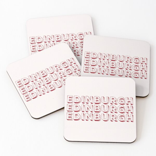 Item preview, Edinburgh Modern Typography Design – Minimal City Name Graphic designed and sold by tenementstudios.