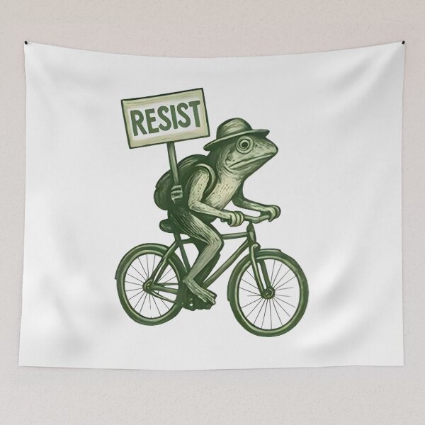 Item preview, Rage Against The Machine Portland 2025 - Resist Frog, Resist Portland Frog, Anti ICE, Política, Protesta designed and sold by cloudline-scb.