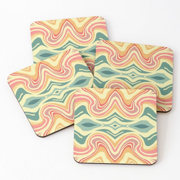 Item preview, Mid century Psychedelic Abstract Pattern art designed and sold by PVTCreations.
