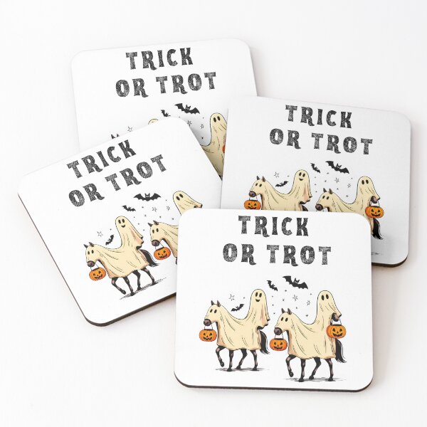 Item preview, Trick or Trot – Halloween Horses with Pumpkins designed and sold by EVESTUDIOART.