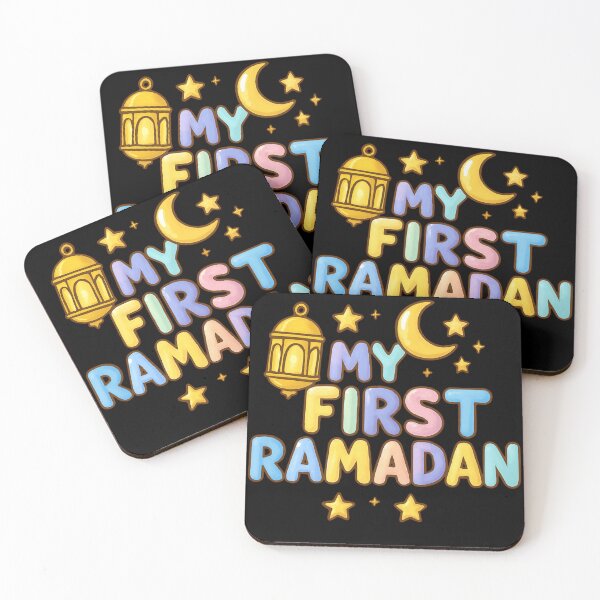 Item preview, My First Ramadan (V.9) – Pastel Islamic Lantern and Crescent Moon Design designed and sold by D-Islamic.