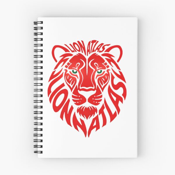 Item preview, LION ATLAS Red Word Art  | Moroccan Heritage Text Design  designed and sold by ArtiseGraphics.