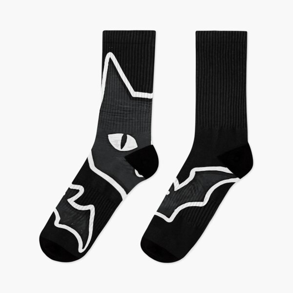 Item preview, Minimal bat cat outline gothic kawaii spooky aesthetic halloween design designed and sold by ArtDesignTp.