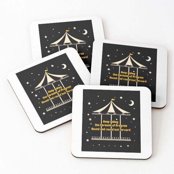 Item preview, Keep Riding the Carousel of Progress – Motivational Gift designed and sold by FMproject.