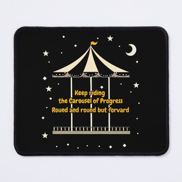 Item preview, Keep Riding the Carousel of Progress – Motivational Gift designed and sold by FMproject.