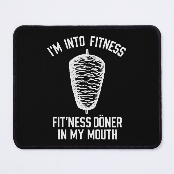 Item preview, Funny Döner Kebab Fit'ness Gym Shirt Gift for Foodies designed and sold by SPAZE-Typo.