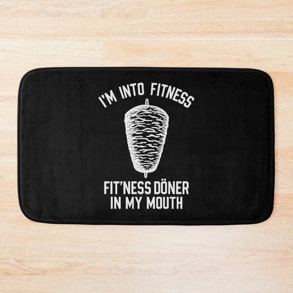 Item preview, Funny Döner Kebab Fit'ness Gym Shirt Gift for Foodies designed and sold by SPAZE-Typo.