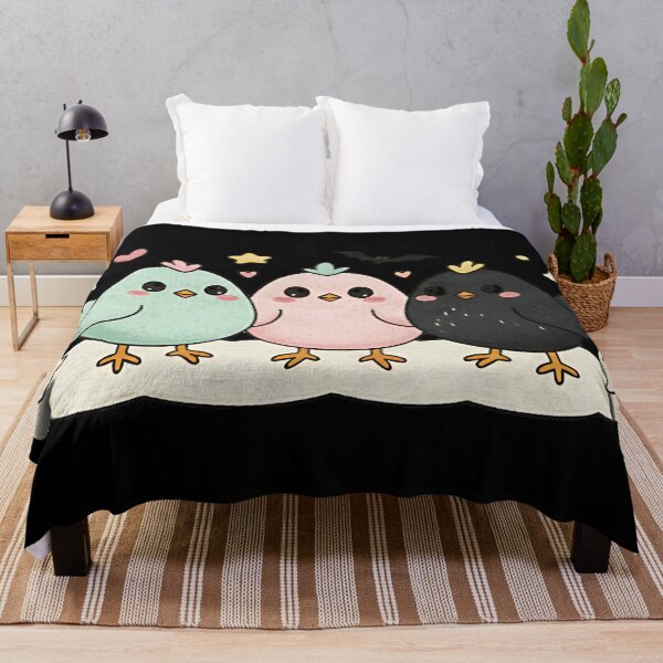 Item preview, Kawaii ghost birds halloween pastel cute spooky adorable art design designed and sold by ArtDesignTp.