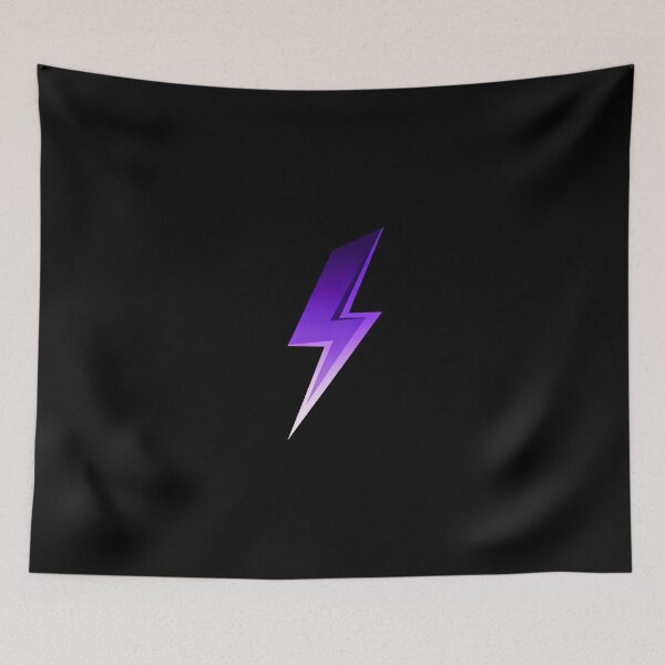 Item preview, Purple Gradient Lightning Energy Icon designed and sold by LuckCraftStudio.