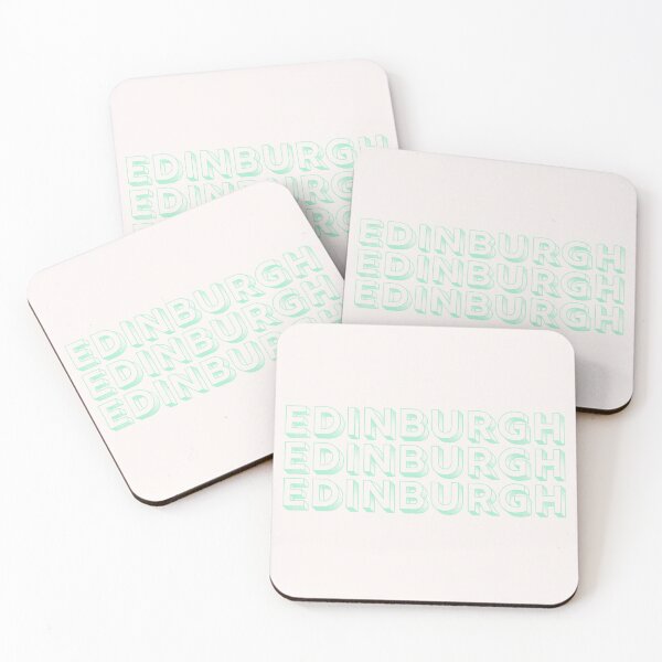 Item preview, Edinburgh Modern Typography Design – Minimal City Name Graphic designed and sold by tenementstudios.