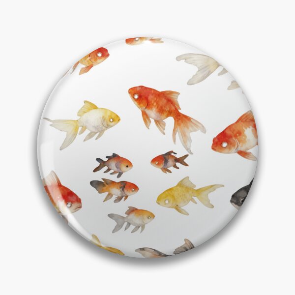 Item preview, Watercolor Goldfish designed and sold by LuckCraftStudio.