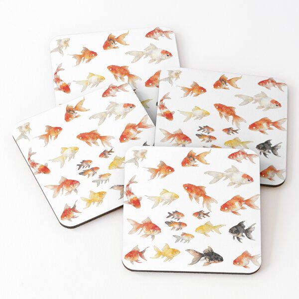 Item preview, Watercolor Goldfish designed and sold by LuckCraftStudio.