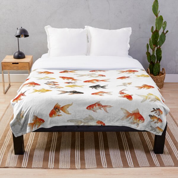 Item preview, Watercolor Goldfish designed and sold by LuckCraftStudio.