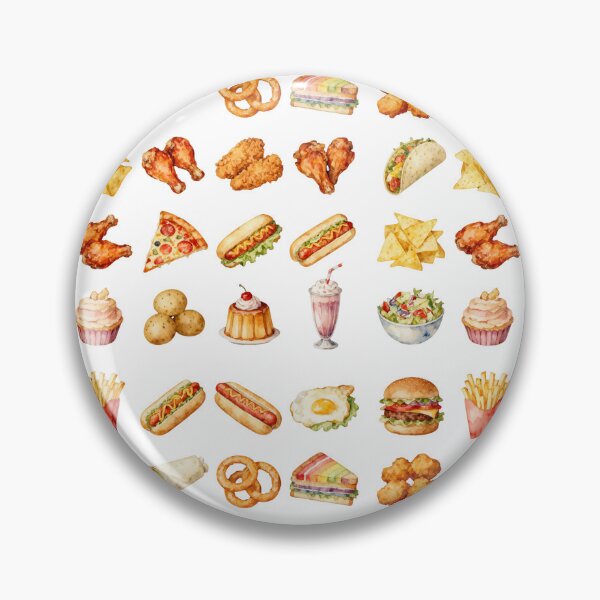 Item preview, Watercolor Fast Food Collection designed and sold by LuckCraftStudio.