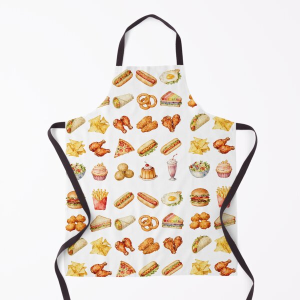 Item preview, Watercolor Fast Food Collection designed and sold by LuckCraftStudio.