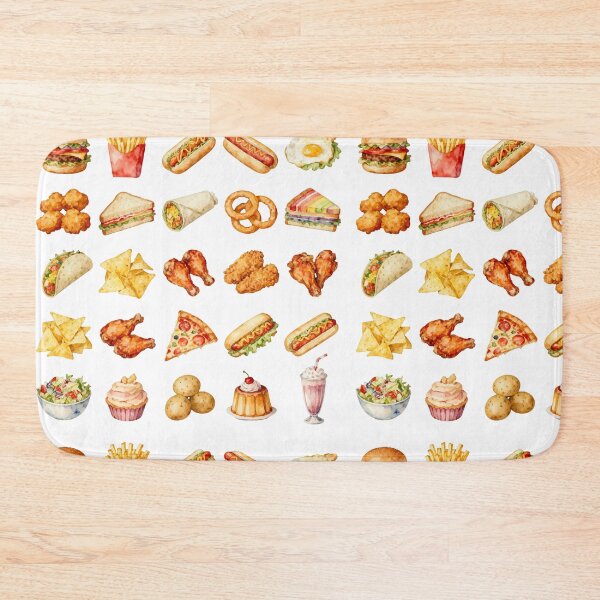Item preview, Watercolor Fast Food Collection designed and sold by LuckCraftStudio.