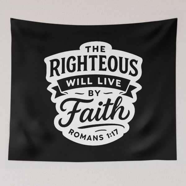 Item preview, Romans 1:17 The Righteous Will Live By Faith designed and sold by plushism.