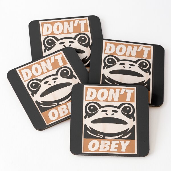 Item preview, Don't Obey Portland Frog designed and sold by BASKF.