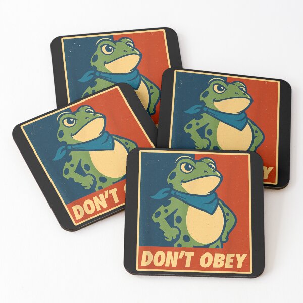 Item preview, Don't Obey Portland Frog designed and sold by BASKF.