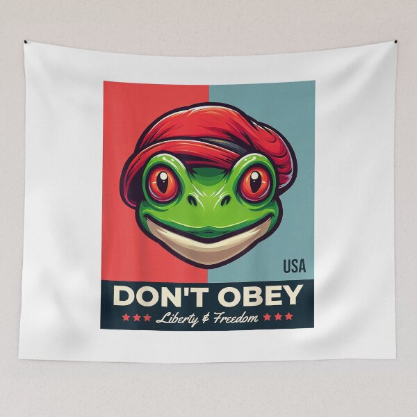 Item preview, Don't Obey Portland Frog designed and sold by BASKF.