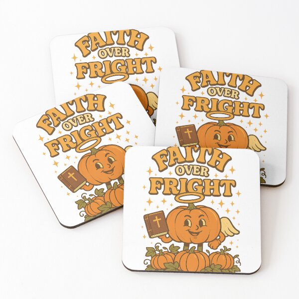 Item preview, Faith Over Fright | Funny Christian Halloween Design designed and sold by Bohospiritart.