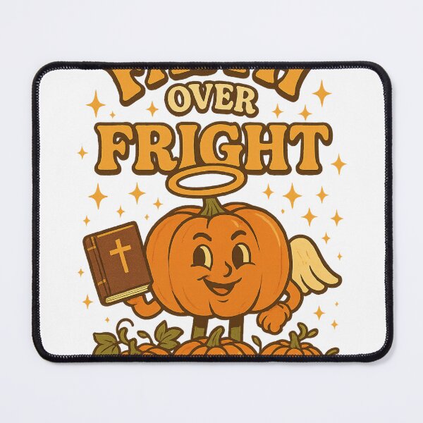 Item preview, Faith Over Fright | Funny Christian Halloween Design designed and sold by Bohospiritart.